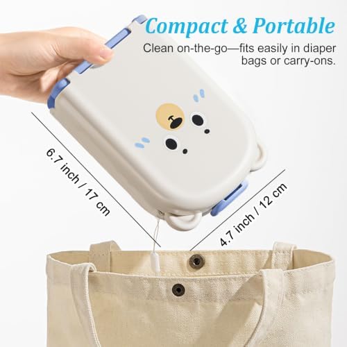 Blue Travel Bottle Cleaner Kit - Image 6