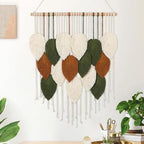 Macrame Wall Hanging Boho Woven Tapestry Chic Home Decor Modern Wall Art by KHOYIME