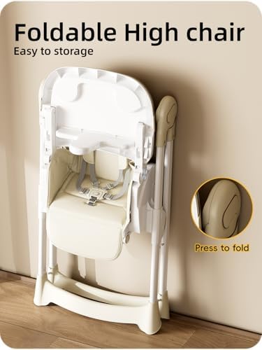 Babilous Baby High Chair, Foldable Feeding Chair - Image 4