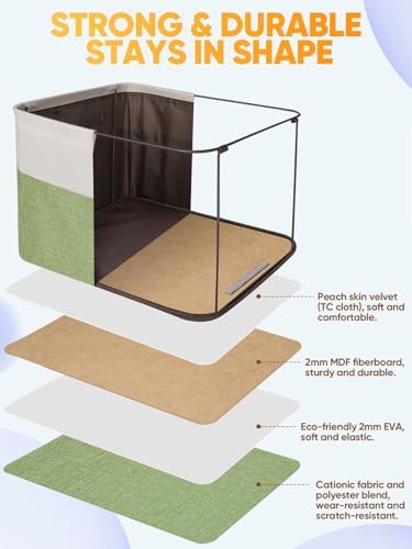 BALEINE 2 Pack Fabric Closet Storage Bins - Image 3
