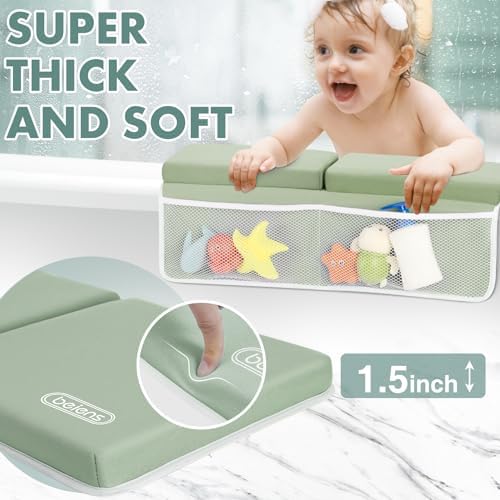 beiens Bath Kneeler and Elbow Rest Pad Set, 1.5-Inch Thick Memory Foam Pads - Image 3