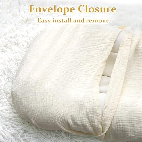 Hooyax Muslin Baby Lounger Cover, 100% Cotton Durable Newborn Lounger Cover - Image 4