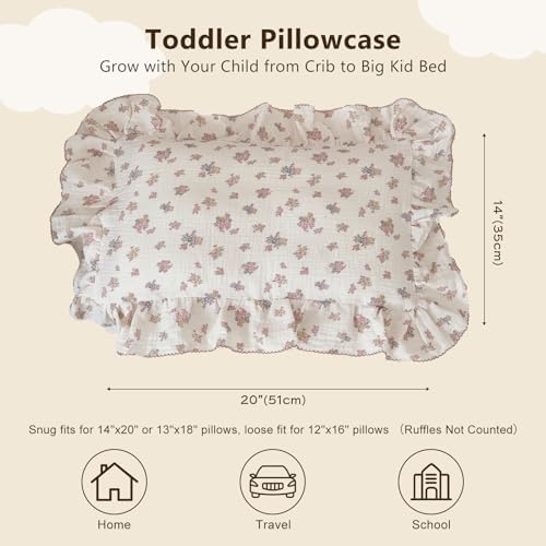 BuLuTu Muslin Toddler Pillowcase - Image 2