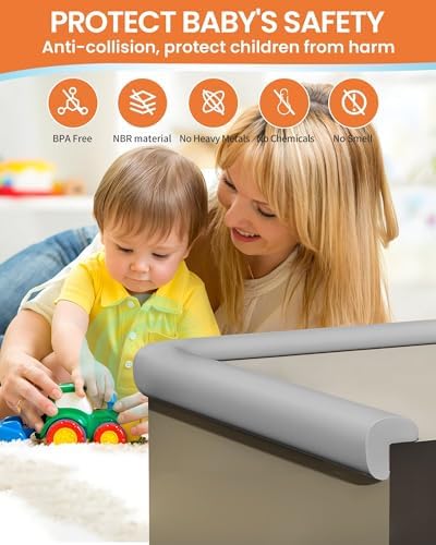 Baby Corner Protector Guards, 16.4FT 0.47'' Thick, Peel and Stick - Image 4