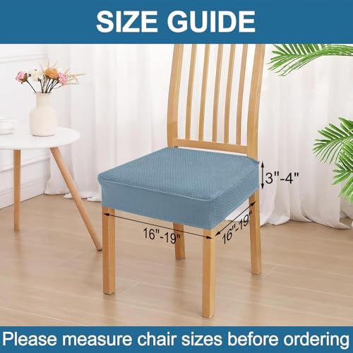 Smiry Waterproof Seat Covers for Dining Room Chairs - Image 2
