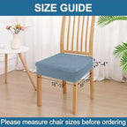 Smiry Waterproof Seat Covers for Dining Room Chairs - Image 2