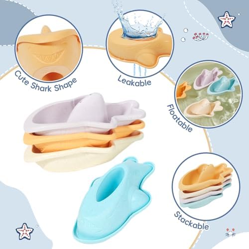 21-Piece Floating Bath Toys for Kids 1 Year and Up - Image 5