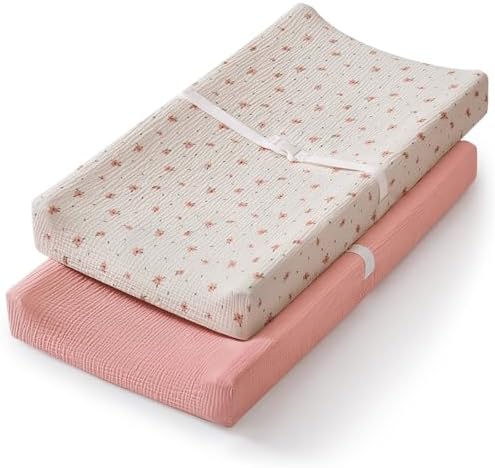 Blissful Diary Muslin Changing Pad Cover by BlissfulDiary