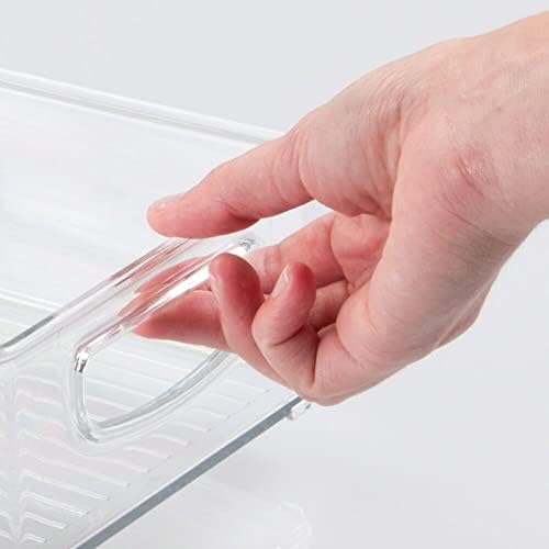 mDesign Small Plastic Baby Nursery and Food Organizer -Storage Holder Bin - Image 3