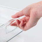 mDesign Small Plastic Baby Nursery and Food Organizer -Storage Holder Bin - Image 3