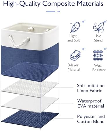 Patvingot 11-Inch Fabric Cube Storage Bins - Image 3