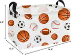 Essme Rectangular Kids Baskets, Ball Storage Box, Cute Basket - Image 2