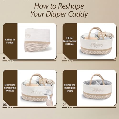 DUHEL Diaper Caddy Organizer - Image 3
