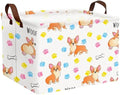 Medium Dog Toy Storage Basket Collapsible Pet Bin Box by BOOHIT