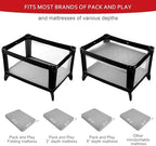 Waterproof Pack and Play Mattress Pad 39" x 27" - Image 3