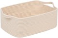 CubesLand Cute and Durable Small Cotton Rope Basket by CubesLand