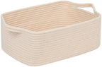 CubesLand Cute and Durable Small Cotton Rope Basket by CubesLand