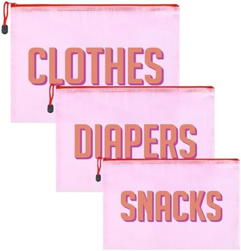 3pcs Hospital Bag Organizing Pouches by KUIRAN