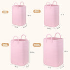 Artfeel Laundry Basket, Woven Cotton Rope Laundry Hamper, 80L Versatile Storage - Image 3