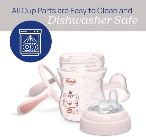 Chicco Transition Training Sippy Cup, Soft Silicone Spout - Image 6