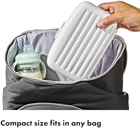 OXO Tot Travel Size Baby Bottle Drying Rack & Bottle Brush - Image 4