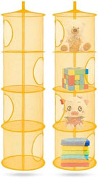 2Pcs Hanging Stuffed Animal Storage Hammock 4 Tiers by coastalrose