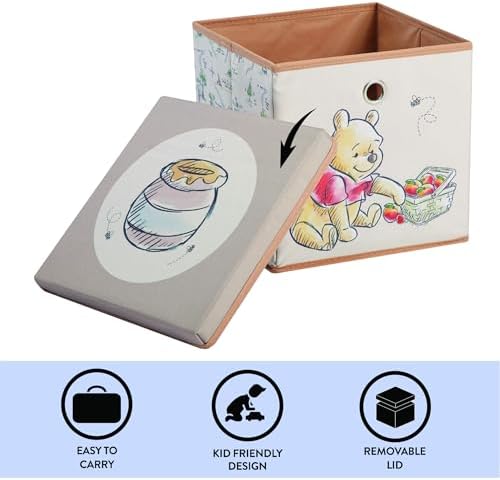 Idea Nuova Winnie the Pooh Collapsible Storage Cube - Image 5