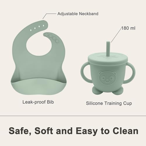 Silicone Baby Feeding Set | Baby Led Weaning Supplies Includes Suction Bowls - Image 5
