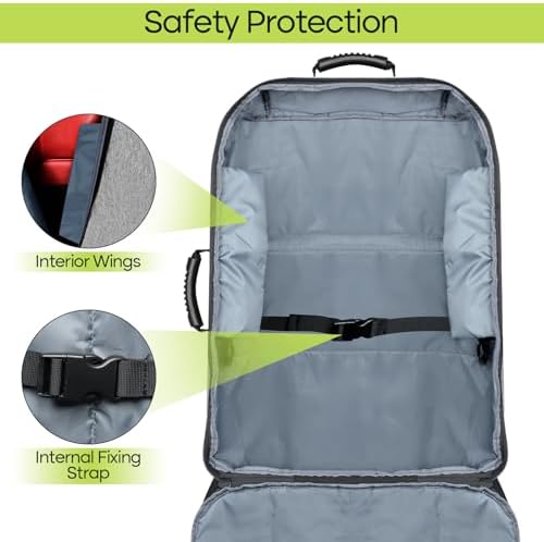 ZRRAJOY Padded Car Seat Travel Bag - Image 5