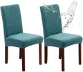 Genina Waterproof Dining Chair Covers Set of 2 Parsons Chair Slipcovers by Genina