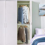 STORAGE MANIAC Hanging Closet Rod, Adjustable Width and Height Closet Hanging - Image 6