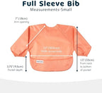 Tiny Twinkle Long Sleeve Bib for Babies & Toddlers | 2-Pack Waterproof Smock - Image 5
