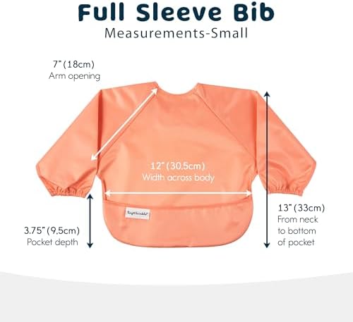 Tiny Twinkle Long Sleeve Bib for Babies & Toddlers | 2-Pack Waterproof Smock - Image 5