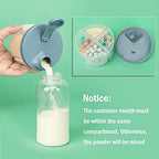 Accmor Baby Formula Dispenser On The Go, Non-Spill Rotating Four-Compartment - Image 5