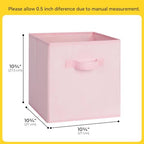 Cupic Cupid 10-Pack 11x11 Storage Cubes, Cube Organizer Bins - Image 2
