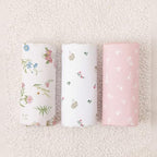 PHF 3 Pack Soft Mini Crib Sheets, Floral & Animal Pack N Play Sheets - Image 7