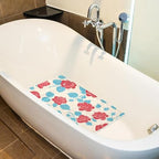 Bathtub Mat Non Slip 26.8x15.1 Inch, Roses Leaves Shower Mat - Image 4