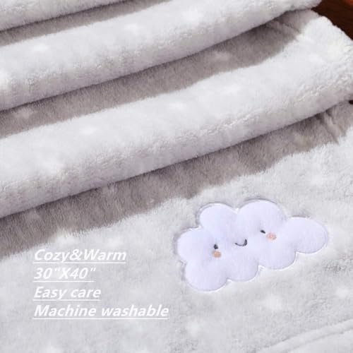 CREVENT 30''X40'' Cute Cozy Fluffy Warm Baby Blanket - Image 6