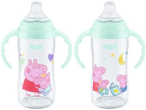 NUK Peppa Pig Learner Cup, 10 oz, 2 Pack by NUK