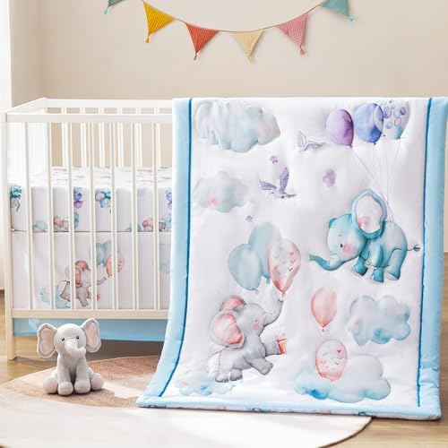 Crib Bedding Set with Plush Toy by TCOYIWL
