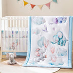Crib Bedding Set with Plush Toy by TCOYIWL