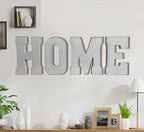 ABELOTS Large Wood Distressed White Wash Alphabet Wall Decor Monogram Letter - Image 5