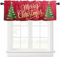 Vandarllin Merry Christmas Kitchen Curtains Valances by VandarllinHomeKitchenDecor