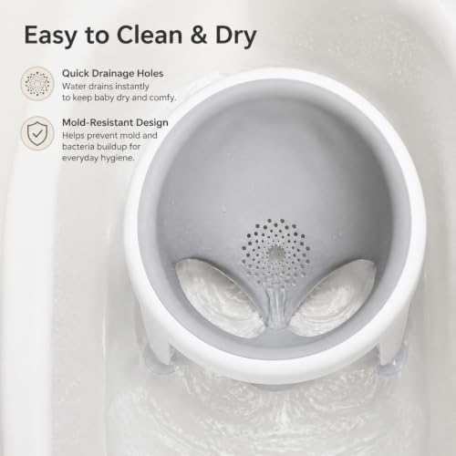 Baby Bath Seat for 6 Months and up, Non-Slip Feet, Infant Bathing Chair for - Image 6
