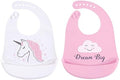 Hudson Baby Unisex Baby Silicone Bibs, One Size by HudsonBaby