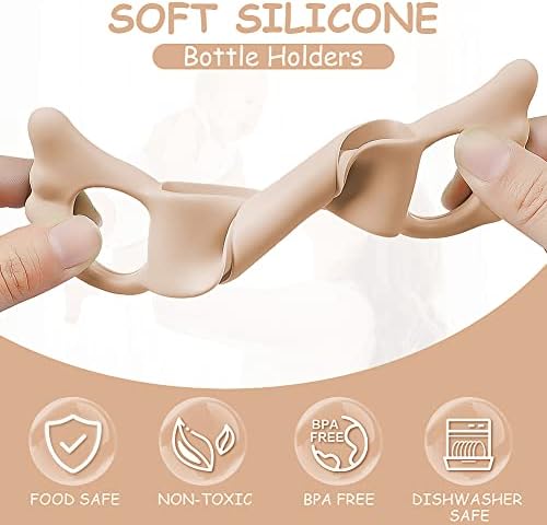 Aolso Silicone Baby Bottle Handles, Dishwasher Safe - Image 3