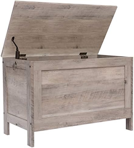 HOOBRO Toy Box, Retro Wooden Look Storage Chest by HOOBRO