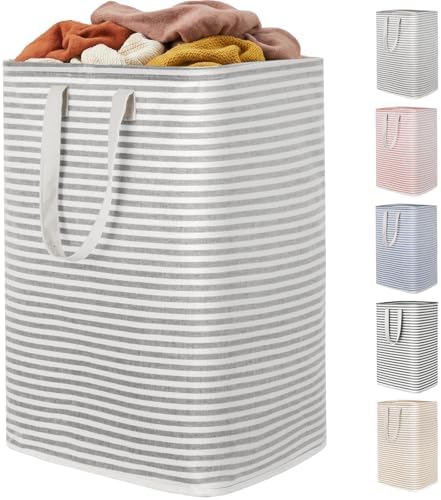 Lifewit 80L Large Laundry Baskets, 1 Pack, Reinforced Handles by Lifewit