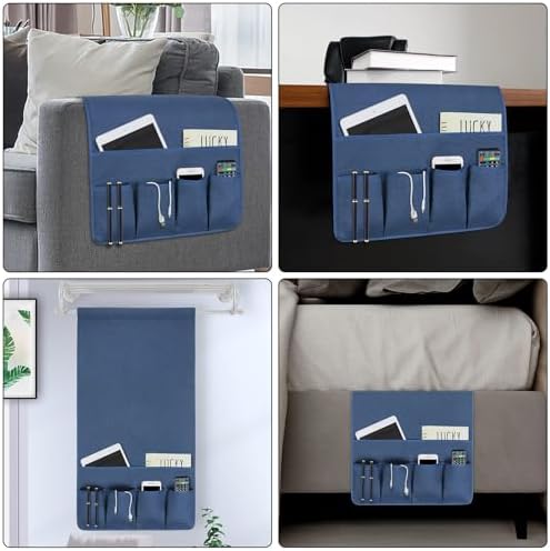 Remote Control Holders for Armchairs, Couch Caddy, Featuring Non-Slip Bases - Image 4
