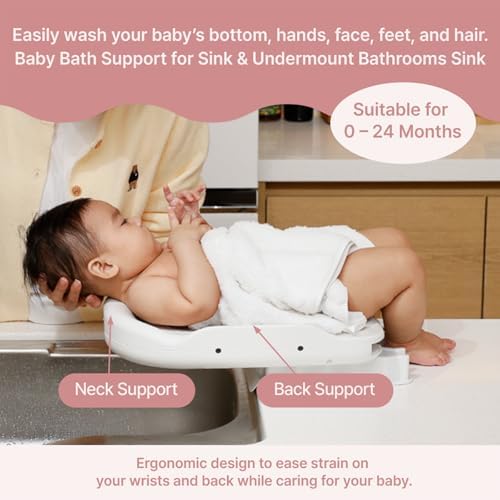PPBB – Baby Bath Support for Sink & Undermount Bathroom Sink – Easy Hygiene - Image 2
